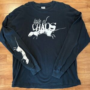Vintage Taste of Chaos Tour Black Long Sleeve Shirt